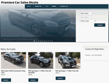 Tablet Screenshot of premierecarsales.com